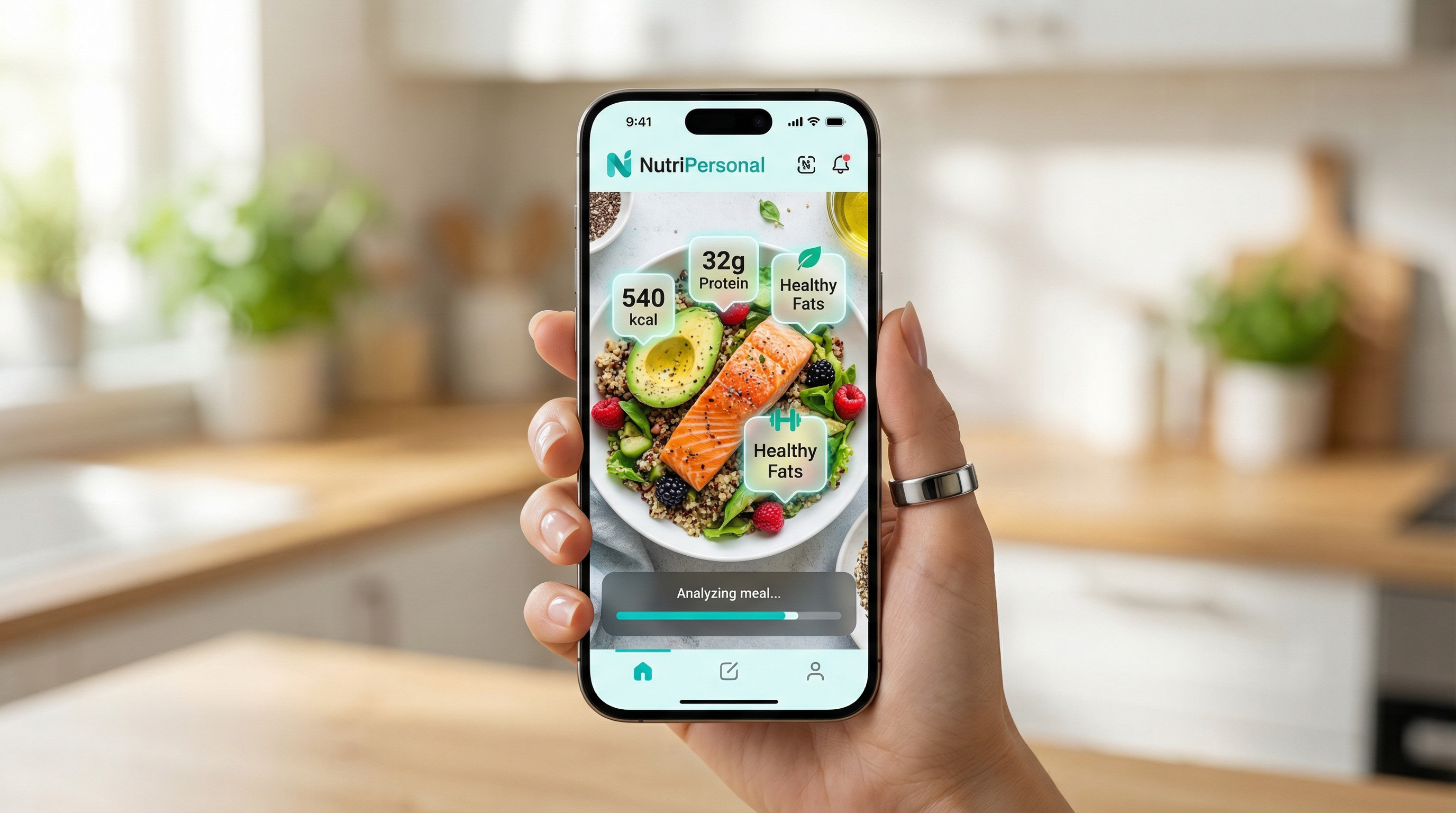 NutriPersonal App Interface